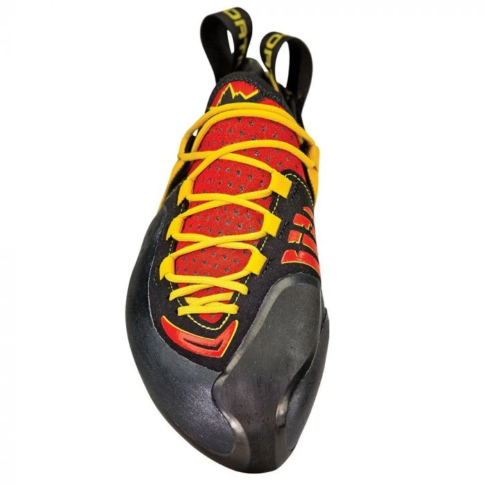 La Sportiva Genius Mens Climbing Shoe - Red/Yellow 4 La Sportiva Genius Mens Climbing Shoe - Red/Yellow - Image 2