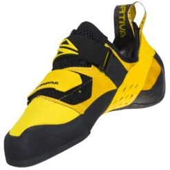 La Sportiva Katana Velcro Mens Climbing Shoe - Yellow/Black -Climbing Wear Store 20L 100999 03 935086