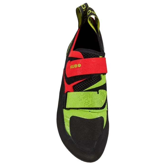 La Sportiva Kubo Mens Climbing Shoe - Goji/Neon 4 La Sportiva Kubo Mens Climbing Shoe - Goji/Neon - Image 2