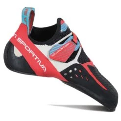 La Sportiva Solution Comp Womens Climbing Shoe - Hibiscus/Malibu Blue