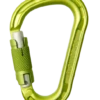 Edelrid HMS Magnum II Twist Lock Climbing Carabiner -Climbing Wear Store Edelrid HMSMagnum2TwistLockCarabiner Oasis 01 251334