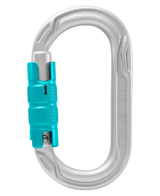 Edelrid Oval Power 2500 II Triple Lock Climbing Carabiner 3 Edelrid Oval Power 2500 II Triple Lock Climbing Carabiner