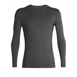 Icebreaker 200 Oasis Long Sleeve Crewe Mens Thermal Top 14 Icebreaker 200 Oasis Long Sleeve Crewe Mens Thermal Top -Climbing Wear Store Icebreaker 200 Oasis LS Thermal Top Gritstone Heather