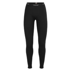 Icebreaker 200 Oasis Womens Thermal Leggings -Climbing Wear Store Icebreaker 200 Oasis w Leggings Black 04