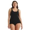 Icebreaker Siren Tank Womens Singlet Top -Climbing Wear Store Icebreaker Siren Tank Black 01