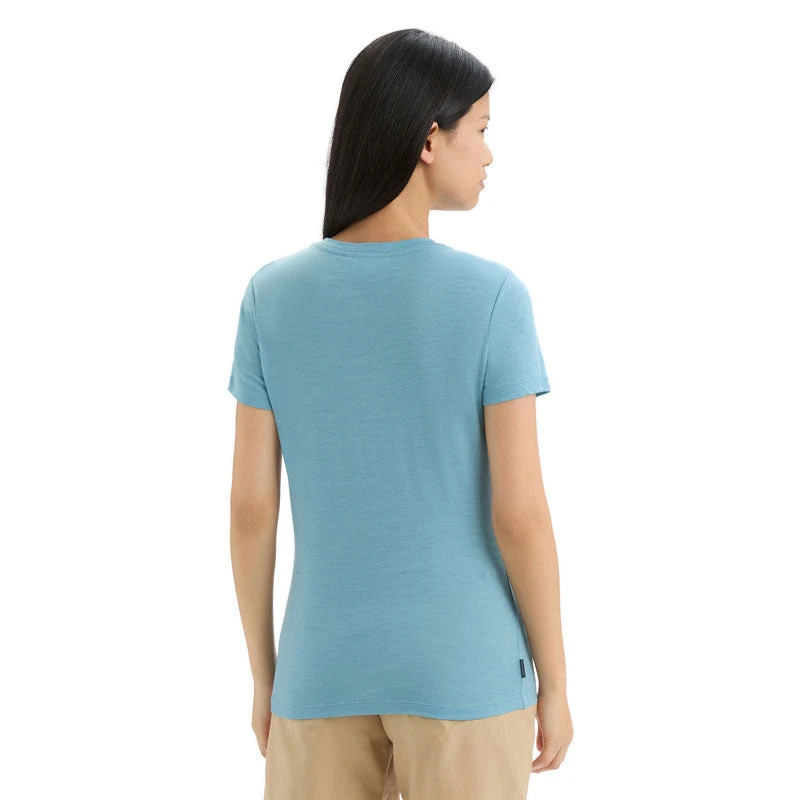 Icebreaker Tech Lite II Short Sleeve Womens T-Shirt - Wildflower Bloom 4 Icebreaker Tech Lite II Short Sleeve Womens T-Shirt - Wildflower Bloom - Image 2