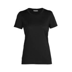 Icebreaker Tech Lite II Short Sleeve Womens T-Shirt 10 Icebreaker Tech Lite II Short Sleeve Womens T-Shirt -Climbing Wear Store Icebreaker Tech Lite II SS w Black