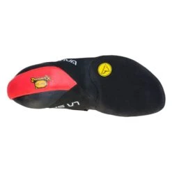 La Sportiva Theory Womens Climbing Shoe - Black/Hibiscus -Climbing Wear Store La Sportiva Theory Womens Climbing Shoe BlackHibiscus Bottom 580795