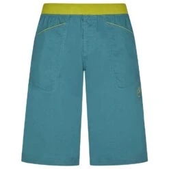 La Sportiva Flatanger Mens Shorts -Climbing Wear Store La Sportiva Flatanger Mens Shorts Pine Kiwi