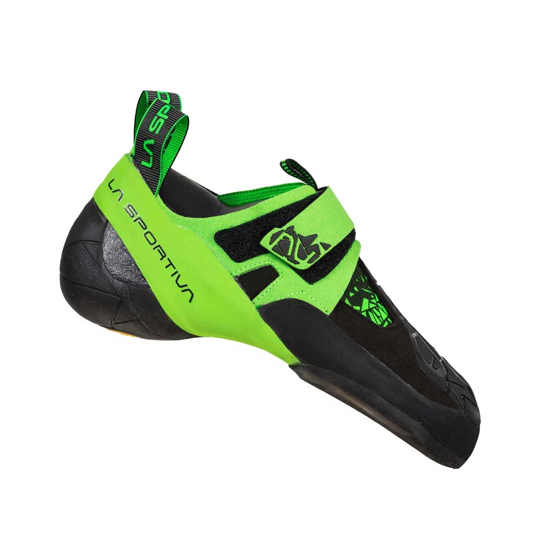 La Sportiva Skwama Mens Vegan Climbing Shoe - Black/Flash Green 3 La Sportiva Skwama Mens Vegan Climbing Shoe - Black/Flash Green