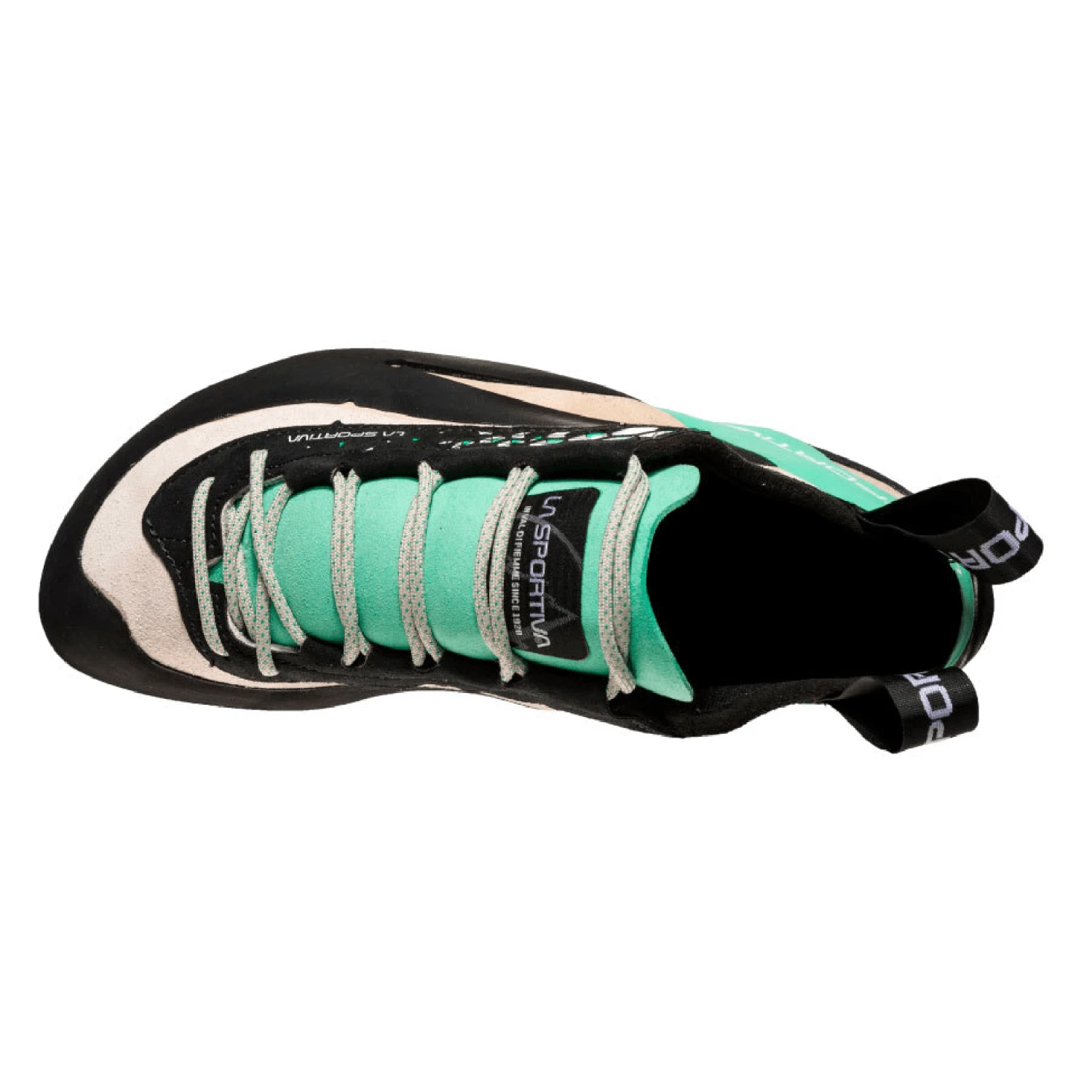 La Sportiva Miura Womens Climbing Shoe - White/Jade Green 5 La Sportiva Miura Womens Climbing Shoe - White/Jade Green - Image 3