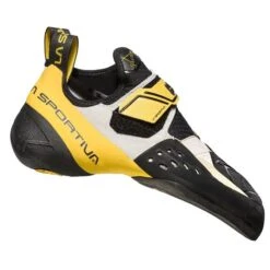 La Sportiva Solution Mens Climbing Shoe - White/Yellow -Climbing Wear Store LaSportivaSolutionMensClimbingShoe WhiteYellow 2 969212