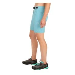 La Sportiva Spit Womens Shorts -Climbing Wear Store LaSportivaSpitWomensShortsPacificBluePersonSide21 687550