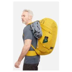 Lowe Alpine Rogue 48 Litre Climbing Daypack -Climbing Wear Store Lowe Alpine Rogue 48 Litre Climbing Pack Golden Palm person 931538