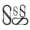 NiteIze S-Biner Stainless Steel Dual Accessory Carabiner - Black -Climbing Wear Store NiteIze S Biner Accessory Carabiner Black 630960