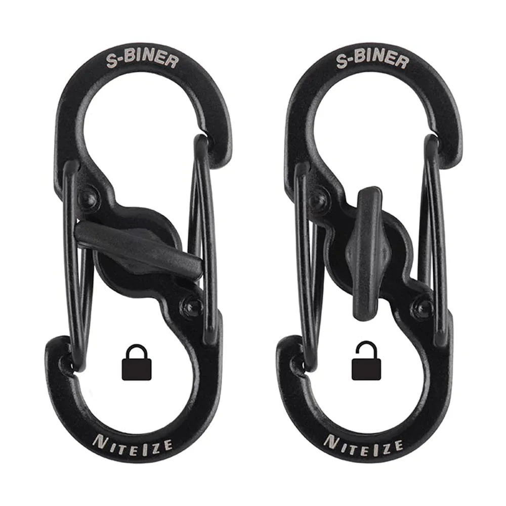 NiteIze S-Biner Stainless Steel Microlock Accessory Carabiner - 2 Pack 4 NiteIze S-Biner Stainless Steel Microlock Accessory Carabiner - 2 Pack - Image 2