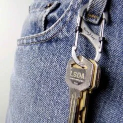 NiteIze S-Biner Stainless Steel SlideLock Accessory Carabiner -Climbing Wear Store Nitelze S Biner Slidelock Stainless 02