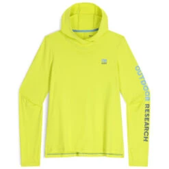 Outdoor Research Graphic ActiveIce Spectrum Sun Womens Hooded Top -Climbing Wear Store Outdoor Research ActiveIce Spectrum Sun Hoodie Graphic Sulphur 01