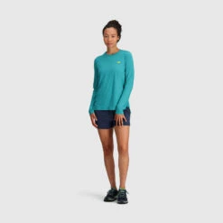 Outdoor Research ActiveIce Spectrum Sun Womens Long Sleeve Top -Climbing Wear Store Outdoor Research ActiveIce Spectrum Sun Womens Long Sleeve Tropical 04