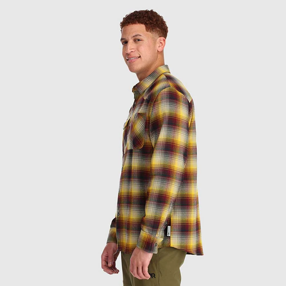 Outdoor Research Feedback Flannel Mens Long Sleeve Shirt 5 Outdoor Research Feedback Flannel Mens Long Sleeve Shirt - Image 3