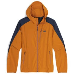 Outdoor Research Ferrosi Mens Hooded Jacket 13 Outdoor Research Ferrosi Mens Hooded Jacket -Climbing Wear Store Outdoor Research Mens Ferrosi Hoodie Marmalade Naval Blue 06