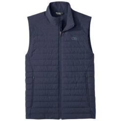 Outdoor Research Shadow Mens Insulated Vest -Climbing Wear Store Outdoor Research Mens Insulated Shadow Vest Naval Blue 01