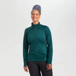 Outdoor Research Vigor Quarter Zip Womens Long Sleeve Fleece Top