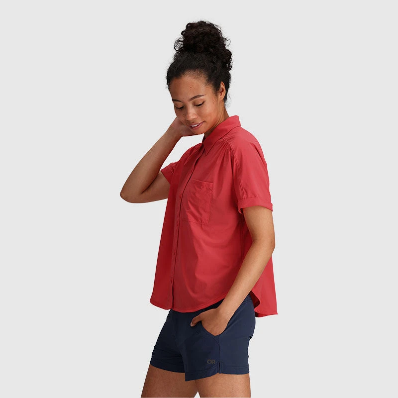 Outdoor Research Astroman Womens Short Sleeve Sun Shirt 4 Outdoor Research Astroman Womens Short Sleeve Sun Shirt - Image 2