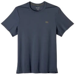 Outdoor Research ActiveIce Spectrum Sun Mens Short Sleeve T-Shirt -Climbing Wear Store OutdoorResearch ActiveIceSpectrumSunT Shirt NavalBLue 01 657344