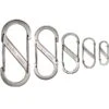 NiteIze S-Biner Stainless Steel Dual Accessory Carabiner - Steel 2 NiteIze S-Biner Stainless Steel Dual Accessory Carabiner - Steel -Climbing Wear Store POS NiSBiner 820084