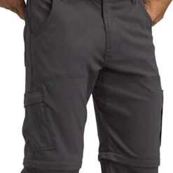 PrAna Stretch Zion Convertible Mens Pant 30 Inseam -Climbing Wear Store ZionConvertiblecharcoal