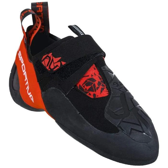 La Sportiva Skwama Mens Climbing Shoe - Black/Poppy 4 La Sportiva Skwama Mens Climbing Shoe - Black/Poppy - Image 2
