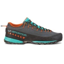 La Sportiva TX4 Womens Approach Shoe - Carbon/Aqua -Climbing Wear Store image