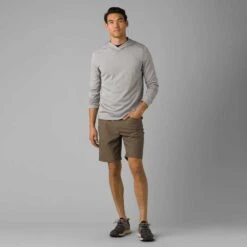 PrAna Brion II Mens Shorts 9 Inseam -Climbing Wear Store prana Brion II Mens Shorts Mud 03
